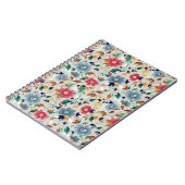 Carnet Élégance fleurit : Floral Vintage Arrière - plan (Côté gauche)