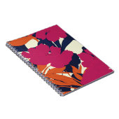 Carnet Élégance florale : motif abstrait (Côté Droit)