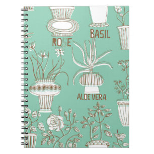 Carnet Élégance florale : Motif intemporel et intemporel.