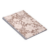 Carnet Élégance Mocha Blossom (Côté Droit)