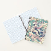 Carnet Élégance mystique : Pastel Kirin Whispers (Intérieur)