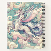 Carnet Élégance mystique : Pastel Kirin Whispers (Dos)