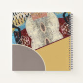 Carnet Élégance neutre avec accents multimédias Abstraits (Dos)