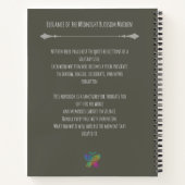 Carnet Elegance of the Midnight Blossom Maiden Premium (Dos)