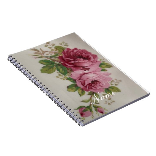 Carnet Élégance rose (Côté Droit)