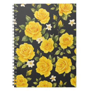 Carnet Elégance Rose d'or sur le noir
