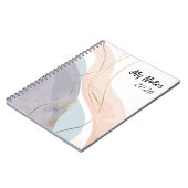 Carnet Elegant Abstract Gold Foil Professional Notebook (Côté gauche)