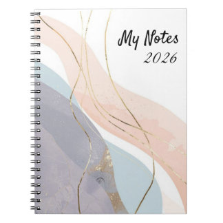 Carnet Elegant Abstract Gold Foil Professional Notebook