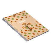 Carnet Élégant arbre et feuille de automne élégant (Côté Droit)