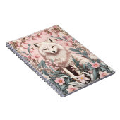 Carnet Elegant Arctic Fox Pink Floral (Côté Droit)