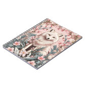 Carnet Elegant Arctic Fox Pink Floral (Côté gauche)