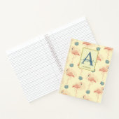 Carnet Elégant art déco inspiré flamingo et rose (Intérieur)