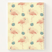 Carnet Elégant art déco inspiré flamingo et rose (Dos)