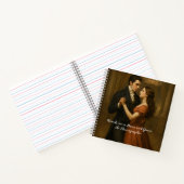 Carnet élégant avec couple dansant (Intérieur)