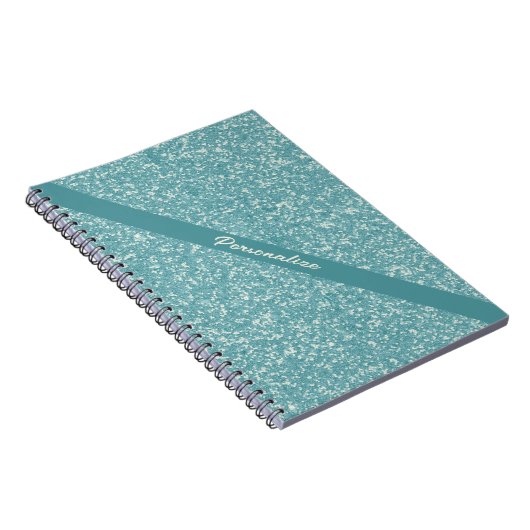Carnet Elégant Baby Blue Parties scintillant tendance chi (Côté Droit)