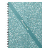 Carnet Elégant Baby Blue Parties scintillant tendance chi (Devant)