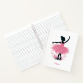 Carnet Elégant ballet en silhouette Ballerina (Intérieur)