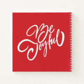Carnet Elégant Be Joyful Holiday Design (Dos)