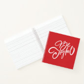Carnet Elégant Be Joyful Holiday Design (Intérieur)