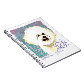 Carnet Élégant Bichon Frise (Côté Droit)