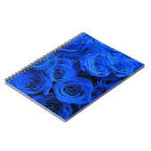 Carnet Elégant bleu rose bleu fleurs bleu bleu bleu flora (Côté gauche)