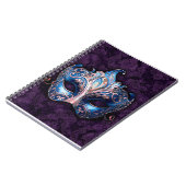 Carnet Elegant Blue Masquerade Mask (Côté gauche)