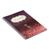 Carnet Élégant, Bokeh de la Glitterie, Chat (Côté Droit)