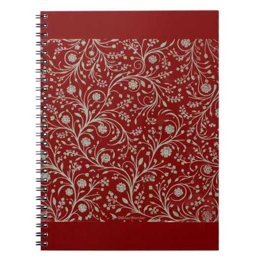 Carnet Elegant Botanical Floral Pattern – Minimal Nature (Devant)