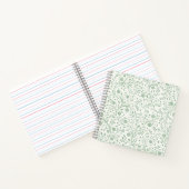 Carnet Elegant Botanical Floral Pattern – Minimal Nature  (Intérieur)