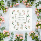 Carnet Elegant Botanical Wedding Guest Book