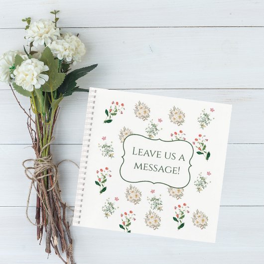 Carnet Elegant Botanical Wedding Guest Book