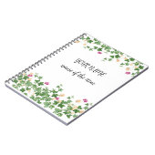 Carnet Élégant botanique (Côté gauche)