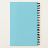 Carnet Elégant Chat noir Aquarelle Art Personnalisé (Verso)