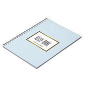 Carnet Elégant Chic Pastel personnalisé Aquarelle (Côté gauche)