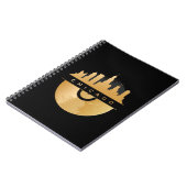 Carnet Élégant Chicago Illinois Skyline Vinyl (Côté gauche)