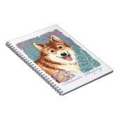 Carnet Elégant chien islandais (Côté Droit)