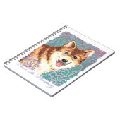 Carnet Elégant chien islandais (Côté gauche)