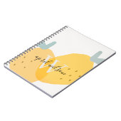 Carnet Élégant Citron jaune Fruité Citrus brillant (Côté gauche)