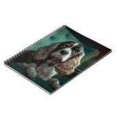 Carnet Elégant Cocker Spaniel Classic Portrait Design (Côté gauche)