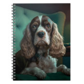 Carnet Elégant Cocker Spaniel Classic Portrait Design (Devant)