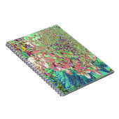 Carnet Élégant Corail et Chartreuse Limelight Hydrangea (Côté Droit)