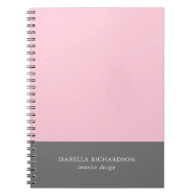 Élégant Couleur Bloc Rose Et Gris