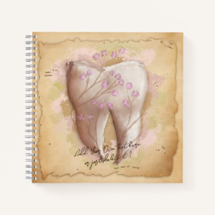 Carnet Élégant Dentiste Vintage Dental Assistant Cadeau