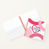 Carnet Elegant design texte Maman I Love You With Heart (Intérieur)