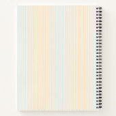 Carnet Élégant dessert de Cupcake Vintage (Dos)