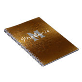 Carnet élégant doré minimal (Côté Droit)