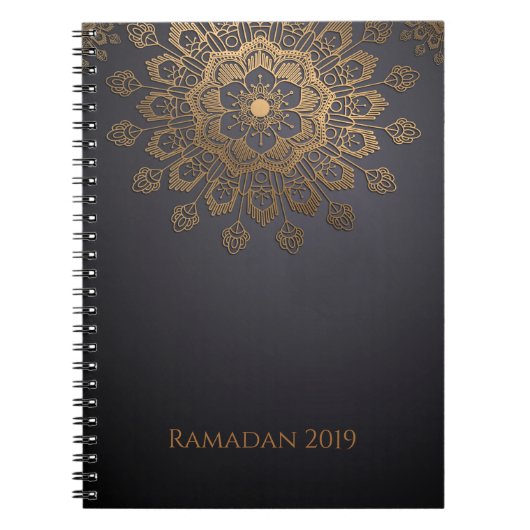 Carnet élégant d'organisateur de Ramadan de (Devant)