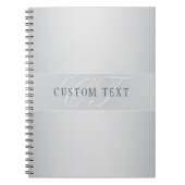 Carnet Élégant écriture de script de monogramme modifiabl (Devant)