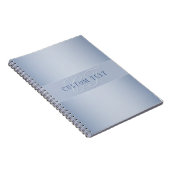 Carnet Élégant écriture de script de monogramme modifiabl (Côté Droit)