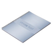 Carnet Élégant écriture de script de monogramme modifiabl (Côté gauche)